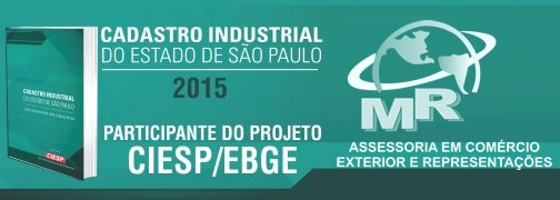 Selo Cadastro Industrial do Estado de São Paulo, participante do projeto CIESP/EBGE, 2015